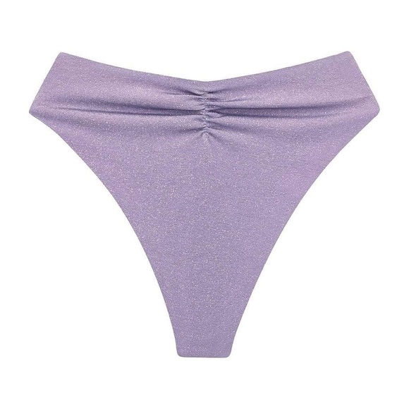 Montce NWT Lilac Sparkle Tie-Up Bikini Bottom - Picture 4 of 4